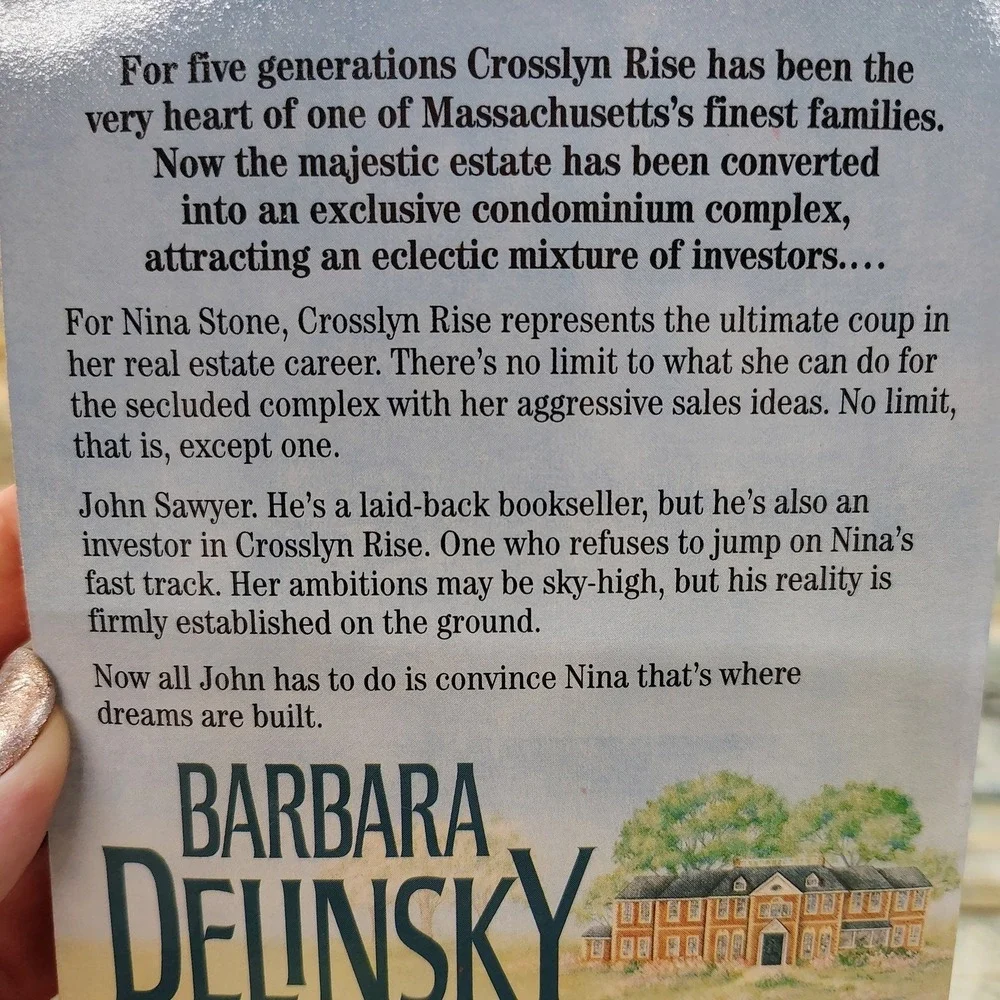 The Dream Comes True Barbara Delinsky 1996 Mira Romance Paperback Crosslyn Rise3